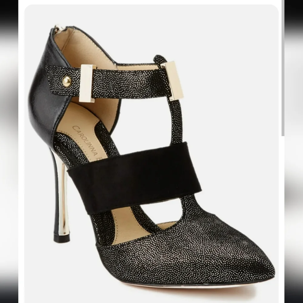 Beautiful CAROLINNA ESPINOSA HEELS SZ 7.5 M - Picture 1 of 15